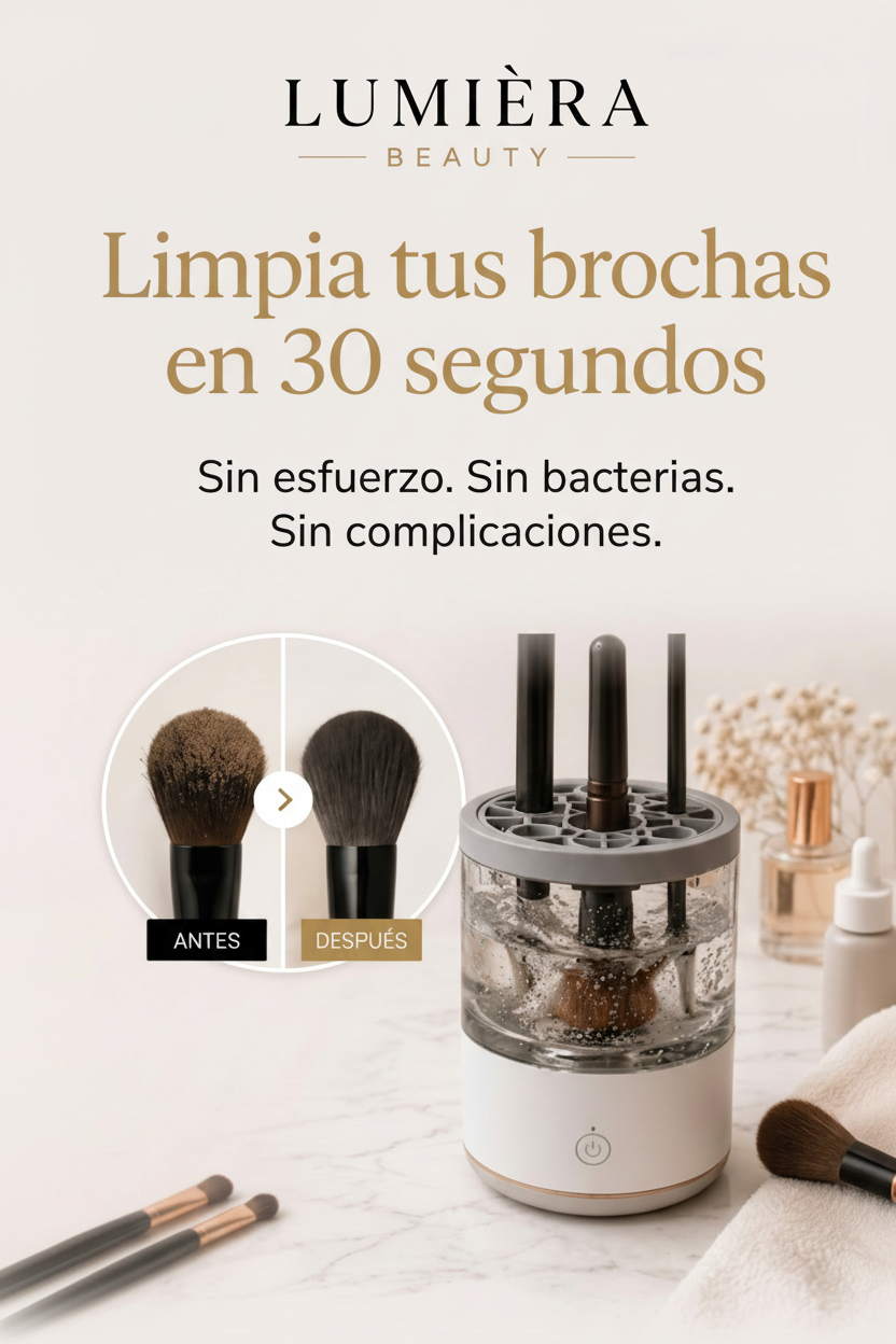 Limpia tus brochas en 30 segundos